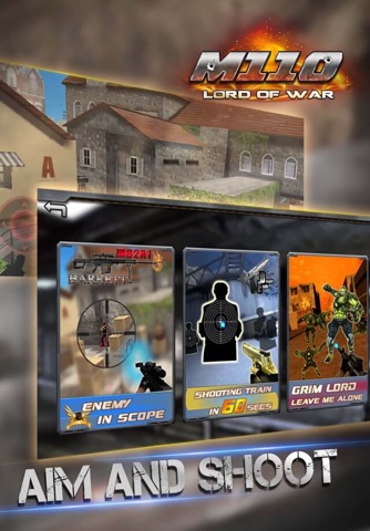 M110 the Sniper Rifle Gun Builder and Shooting Game by ROFLPlay screenshot 3
