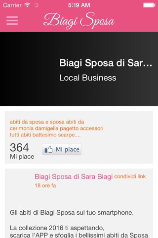 Biagi Sposa screenshot 2