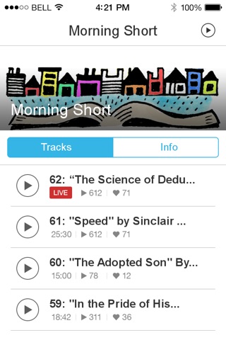 Fiction Radio - Curated Short Audio-stories By Morning Short screenshot 2
