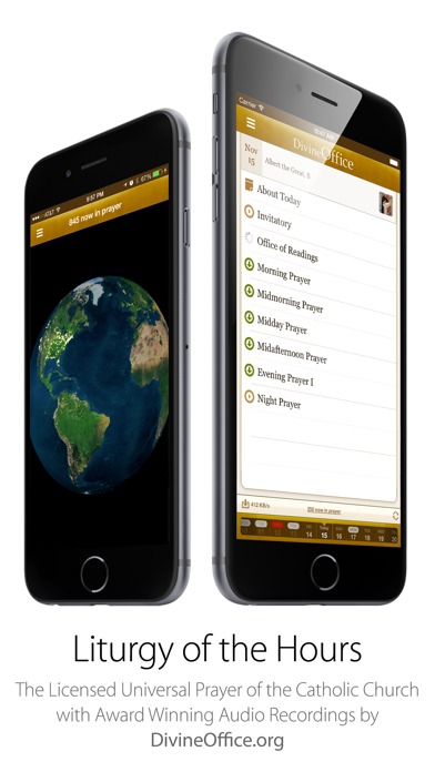 Divine Office 2 -- Text+Audio Liturgy of the Hours of the Roman Catholic Church Screenshot 1