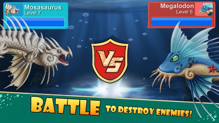 Sea Monster City - Monsters evolution & battle games