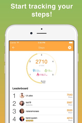 Magra - Calorie Counter, Pedometer and Social Fitness Community screenshot 4