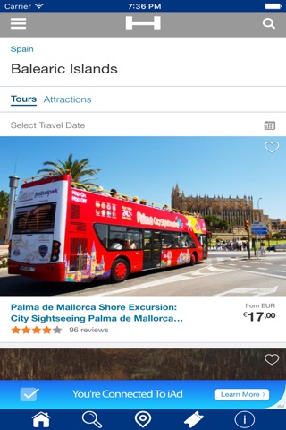 Balearic Islands Hotels + Compare and Booking Hotel for Tonight with map and travel tour screenshot 2