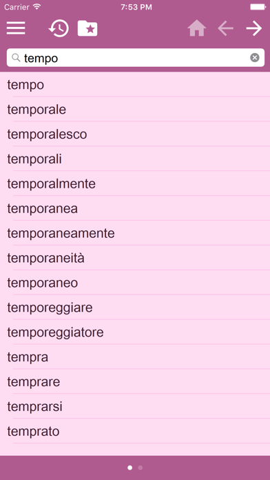 Dictionnaire Français Italien screenshot 3