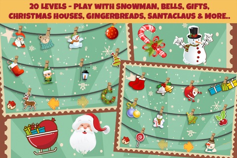 Christmas Shapes Puzzle - Educational Word Learning Game for Kids & Toddlers screenshot 3
