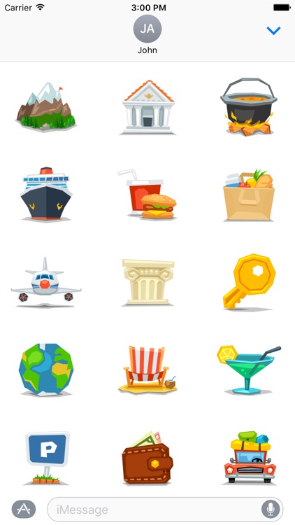 Travel - Stickers for iMessage