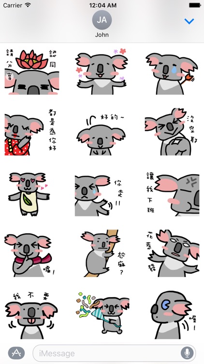 Lazzi The Koala Stickers