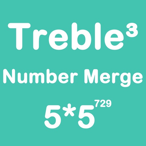 Number Merge Treble 5X5 - Sliding Number Block