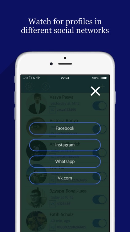 Netwa - spy for Whatsapp, Telegram, VK screenshot-3