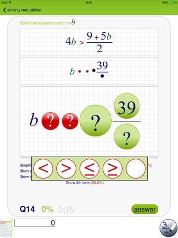Algebra Attack Lite screenshot 4