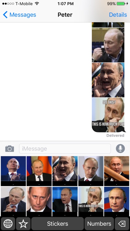 Vladimir Putin Faces Emoji: Keyboard Stickers and Chat Icons