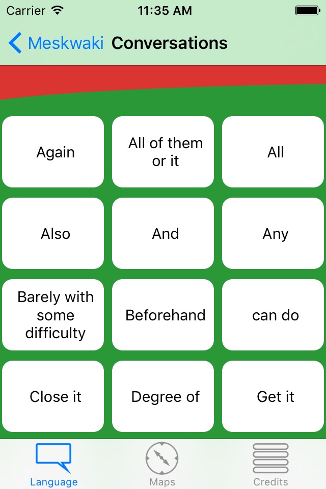 Meskwaki Language App screenshot 3
