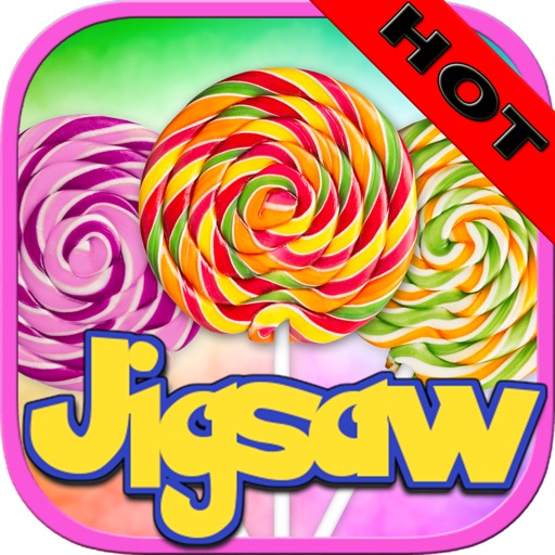 Candy Jigsaw - Learning fun puzzle photo game icon