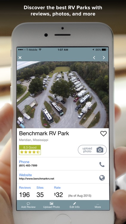 RV Park and Campground Reviews