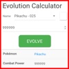 EvoCalc - Pokemon Go Cheats Sheet for Evolution