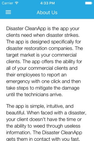 Disaster CleanApp screenshot 3