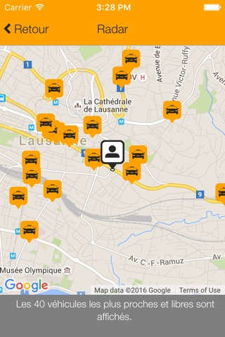 Taxi Lausanne screenshot 2