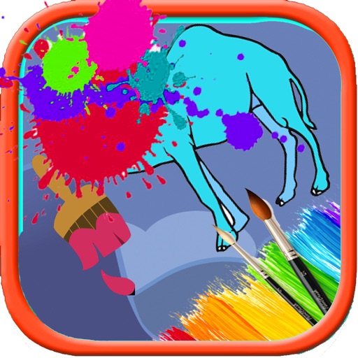 Draw Pages Game Joe Camel Version iOS App