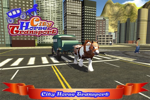 Horse Carriage City Transport Simulator 2016 screenshot 3