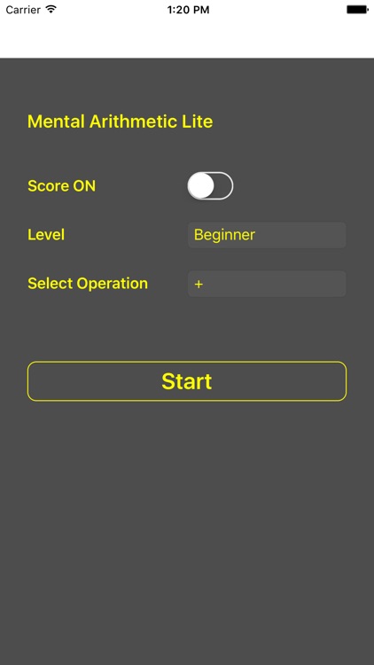 Mental Arithmetic Lite screenshot-0
