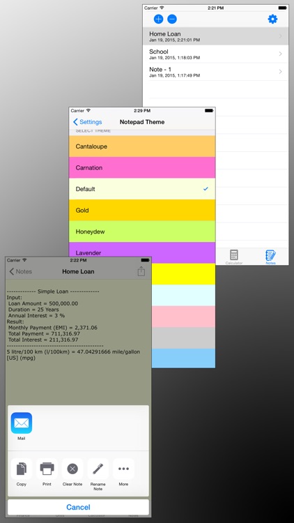 CalcMadeEasy Pro - Finance,Units,Calculator,Notes screenshot-4