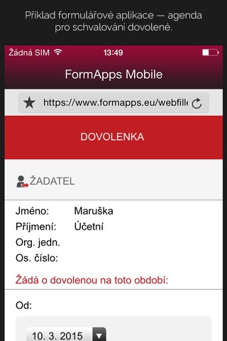 FormApps Mobile screenshot 2