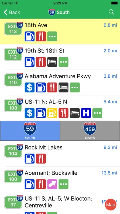 iExit Interstate Exit Guide