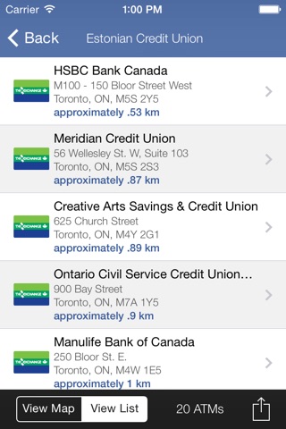 Estonian Credit Union ATM Locator screenshot 4