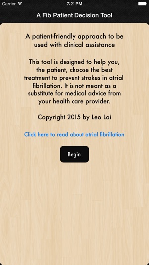 Atrial Fibrillation Patient Decision Tool(圖1)-速報App