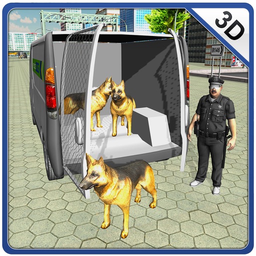 Police Dog Transporter Truck – Drive minivan & transport dogs in this simulator game iOS App