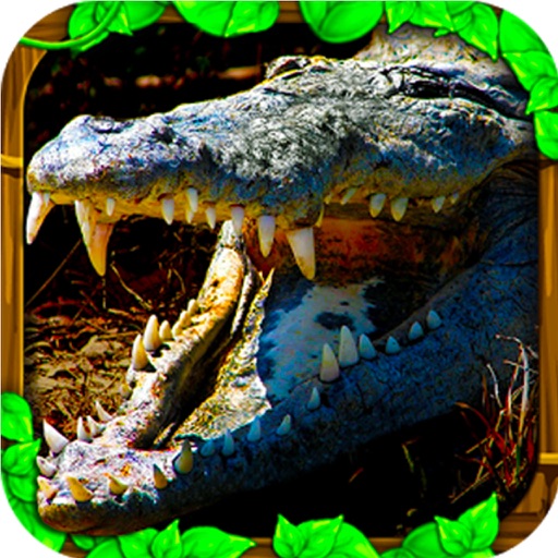 3D Crocodile Attack Pro - 2016  A Wild-Life Sniper Hunting Animal Season Free icon