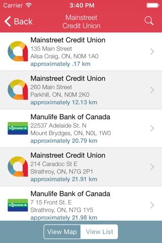 MainstreetCU ATM Locator screenshot 4