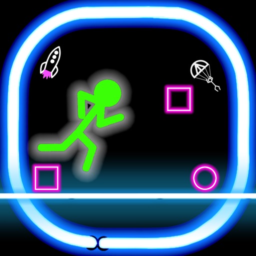 Neon Run Icon