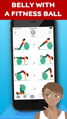 Game screenshot 6 Workout Routine Emoji Sticker apk