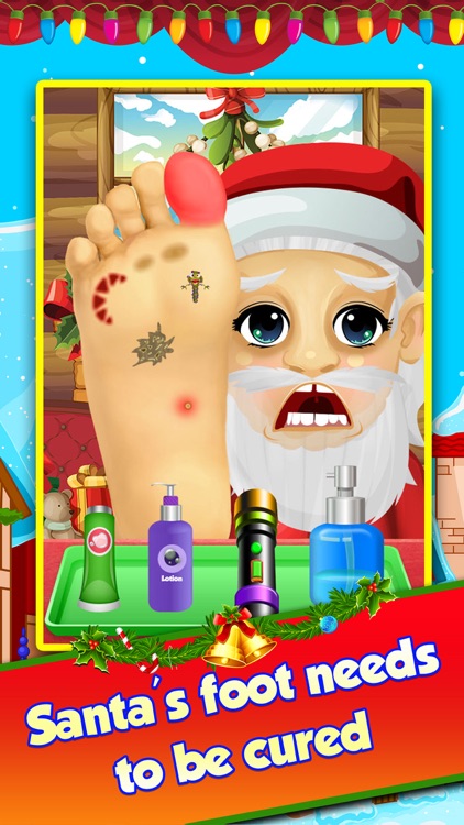 Christmas Foot Spa Doctor - little santa baby salon kids games for boys & girls!