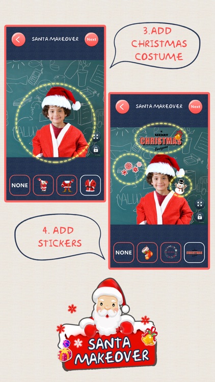 Christmas Makeover Pro - Santa Claus Photo Editor to Add Hat, Mustache & Costume