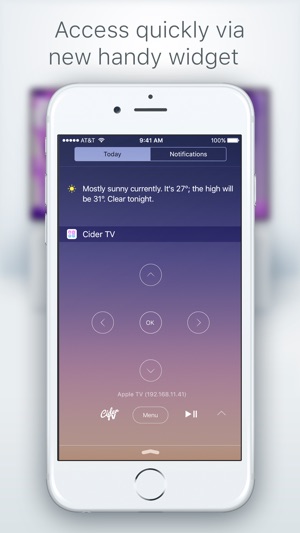 cidertv free the best remote app replacement with smart tv volume iphone remote control flyer