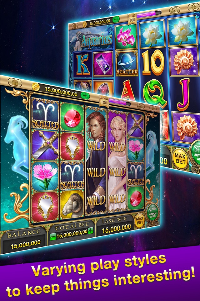 Zodiac Slots™ - FREE Las Vegas Casino Game screenshot 2