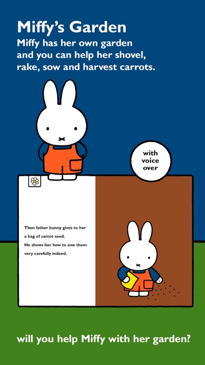 Miffy in the garden