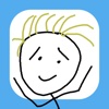 Dudemoji - stick man texting for guys (Emoticon Emoji)