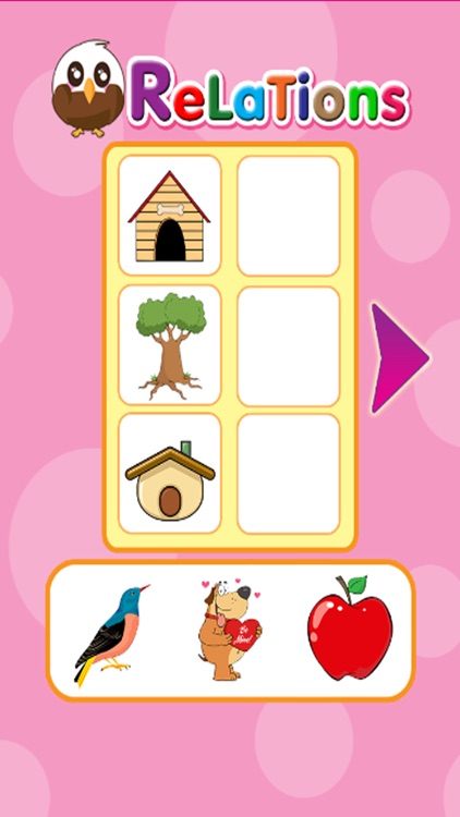 Relations : learning Education games for kids Add to child development - free!!