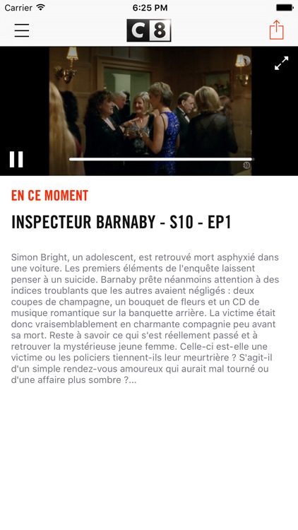 C8, la TV en live et en replay