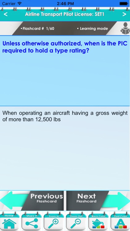 Airline Transport Pilot- License Test /1300 Flashcards Study Notes, Terms & Quizzes screenshot-4