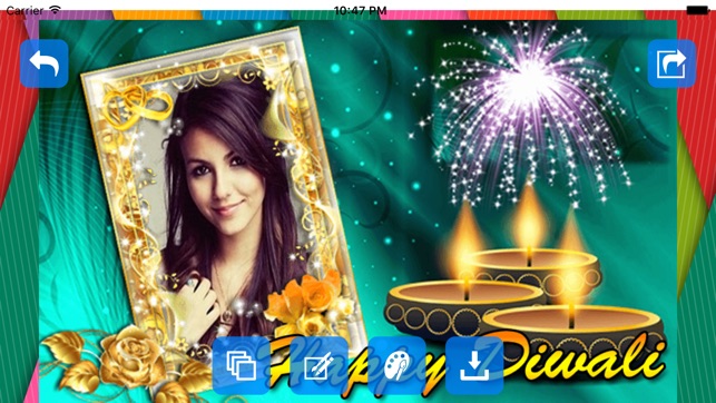 Diwali Photo Frame & Photo Editor(圖2)-速報App