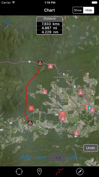 Ouachita National Forest – GPS Offline Navigator