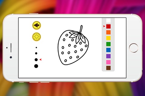 strawberry coloring book show for kid screenshot 3
