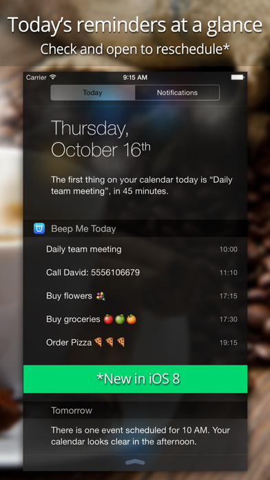 Reminders and tasks made easy with Beep Me Screenshot 2