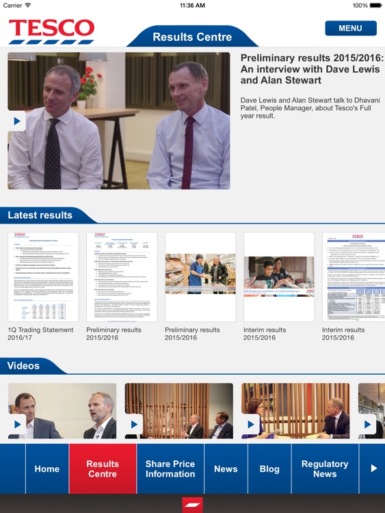 Tesco PLC Investor Relations by Investis