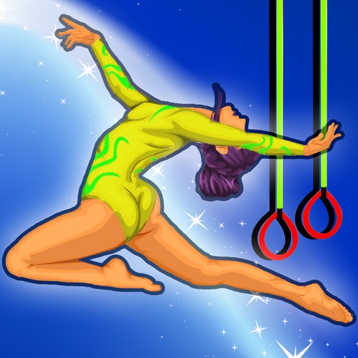 Gymnastics Girl Long jump Training : Gym All-Star iOS App