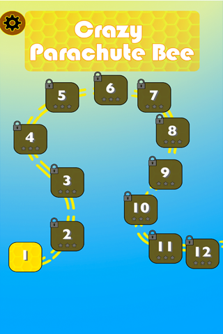 Crazy Parachute Bee screenshot 2